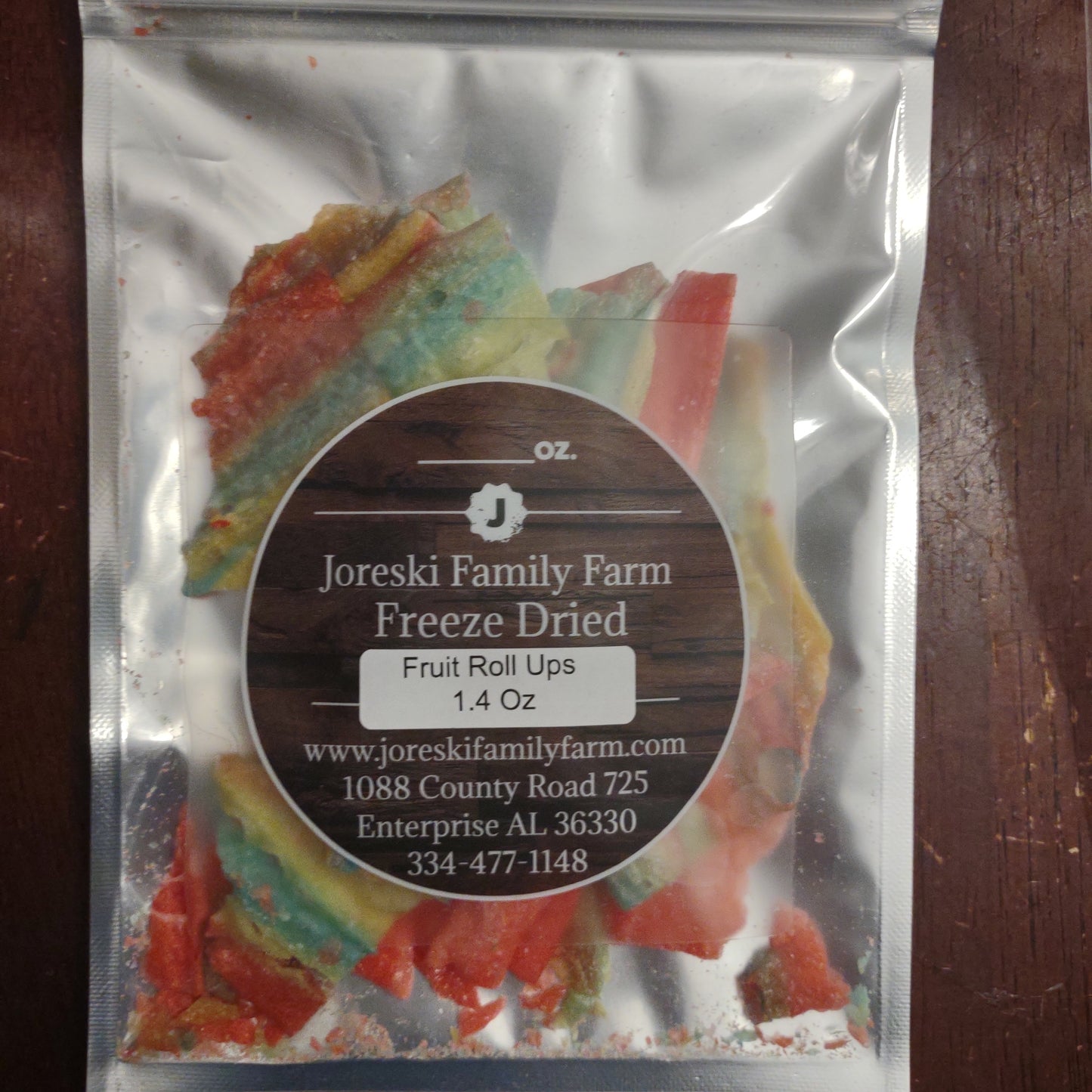 Freeze Dried Fruit Roll up