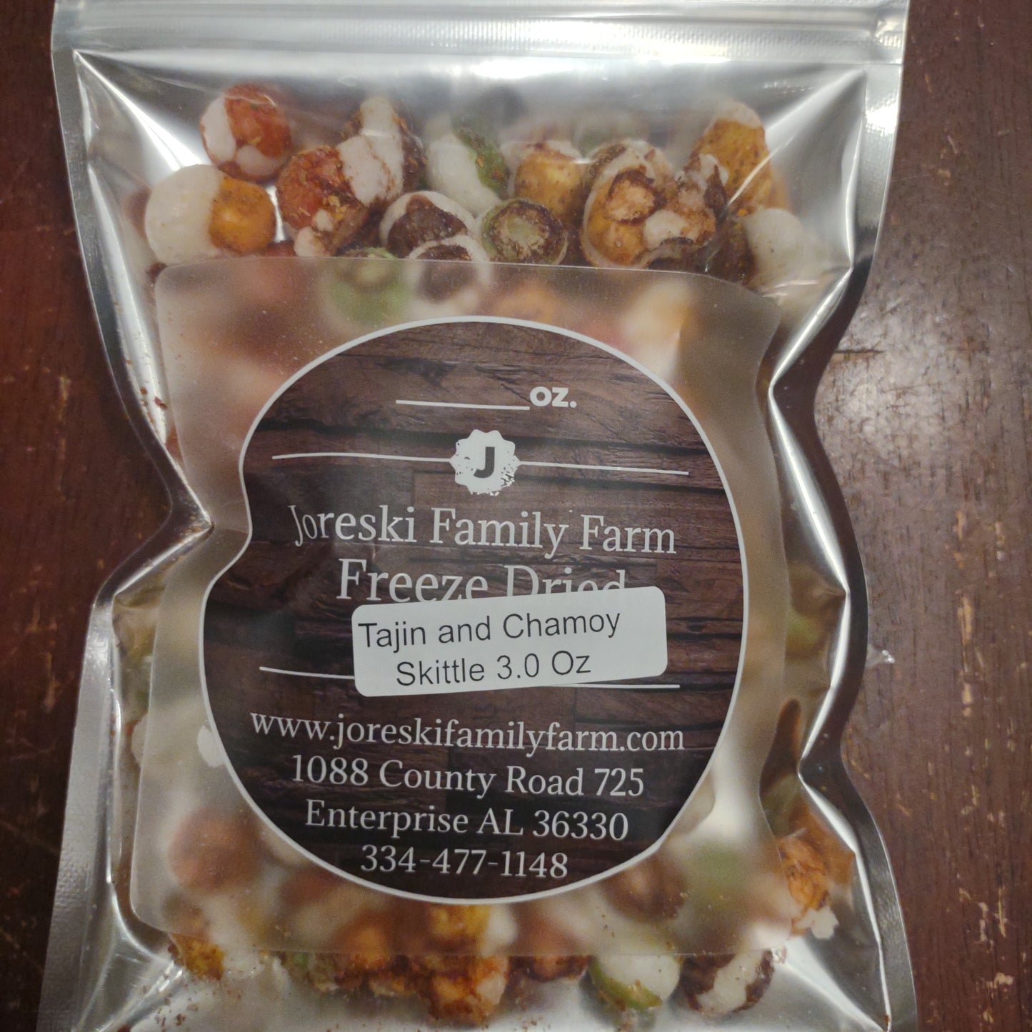 Freeze Dried Chamoy and Tajin Skittles