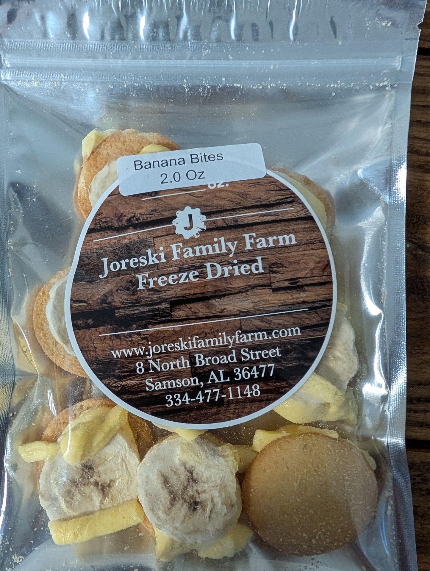Freeze Dried Banana Bites