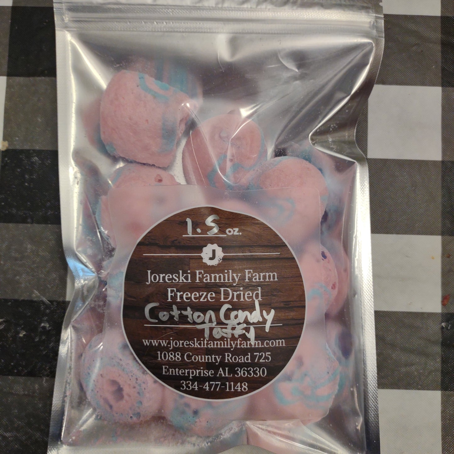 Freeze Dried Cotton Candy Salt Water Taffy
