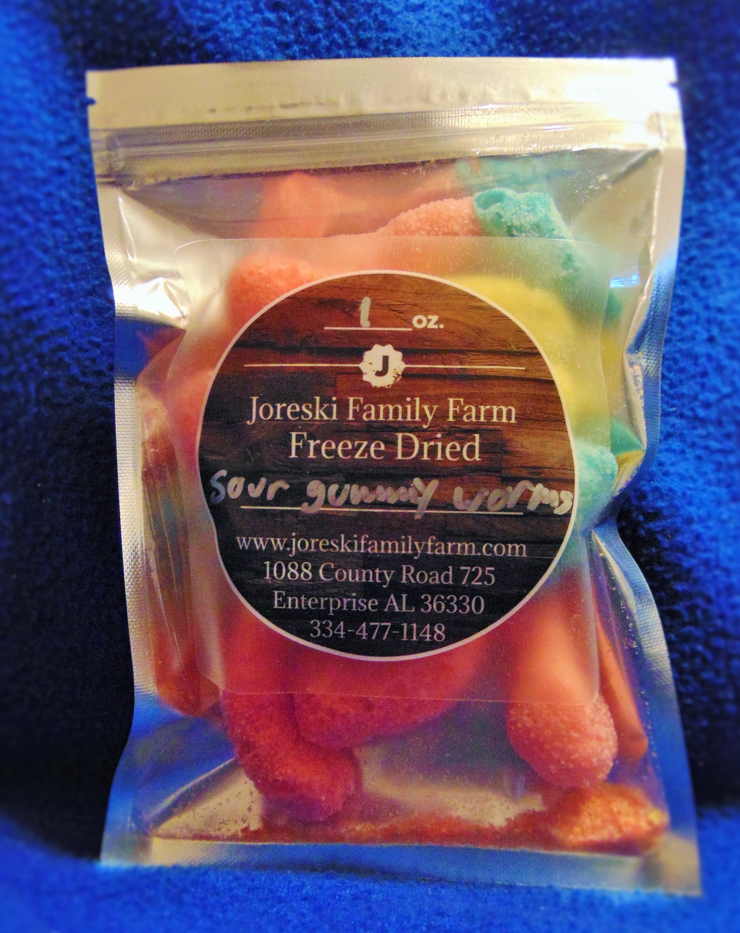 Freeze Dried Sour Gummy Worms