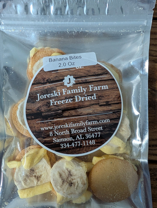 Freeze Dried Banana Bites