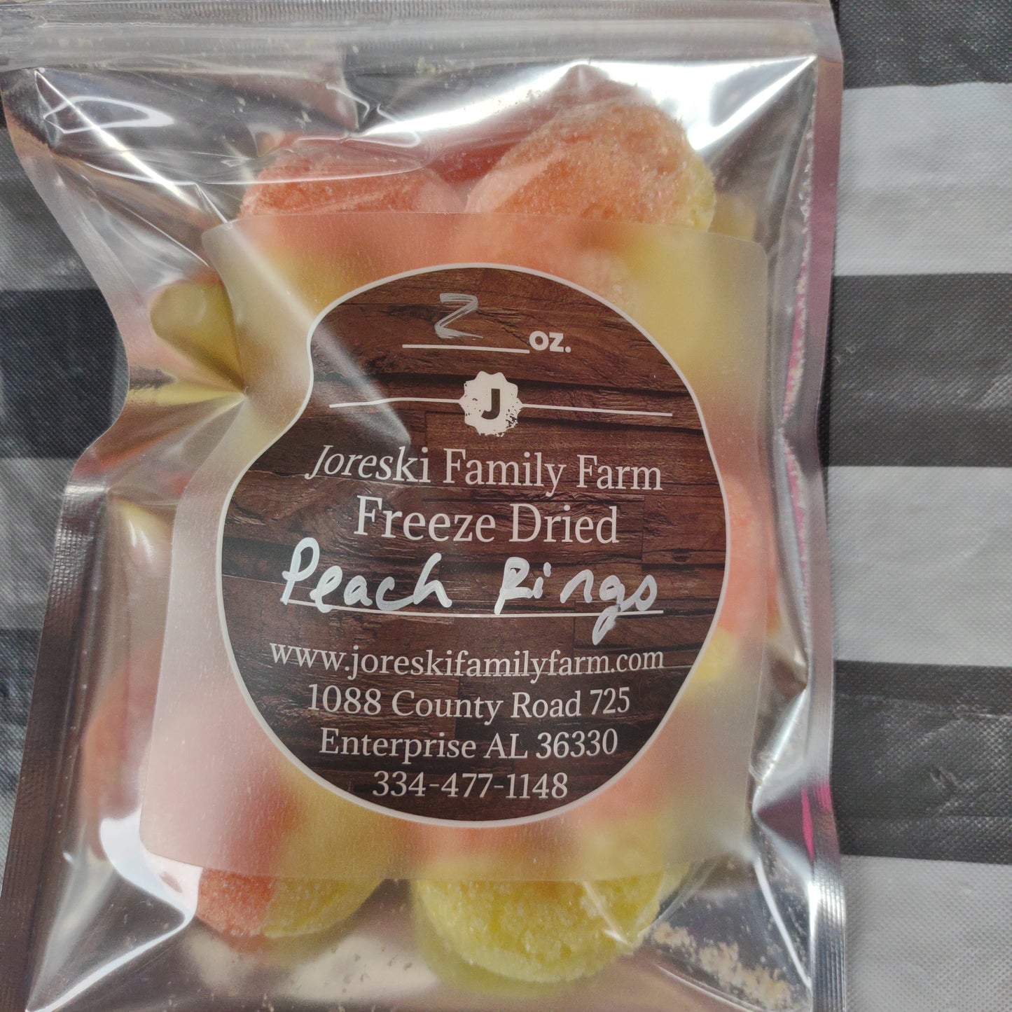 Freeze Dried Peach Rings